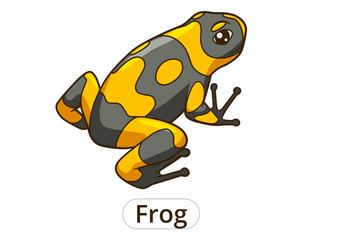Frog cartoon PNG illustration with transparent background