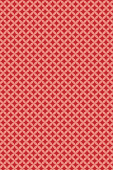 Red portrait background of the cross-stitch pattern