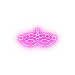 Mask magic neon icon