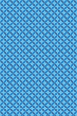 Cross-stitch pattern blue portrait background