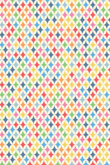 Colorful portrait background of the oriental vintage cross-stitch pattern. Vector illustration.