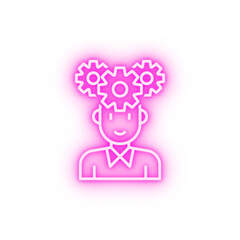 User neon icon