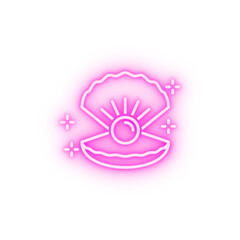 Oyster neon icon