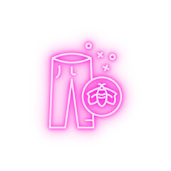 Bugs pants clothes health neon icon