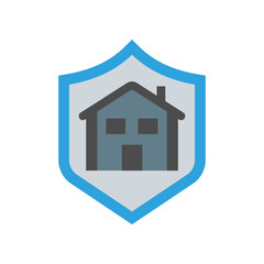 Home, Insurance colored icon. Simple colored element illustration. Home, Insurance concept symbol design from family set. Can be used for web and mobile