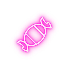 Candy sweet neon icon