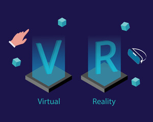 Virtual reality or VR is a simulated experience that can be similar to or completely different from the real world