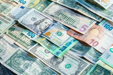 bank notes dollar and euro for business and financial use, news, article, blog