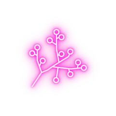 Branch neon icon