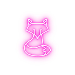 Fox neon icon