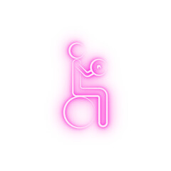 Exercise alternative medicine neon icon