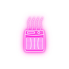 air pollution electronics neon icon