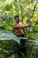 The sound Om written in Sanskrit in the Hindu and Vedic traditions sacred sound, the original...