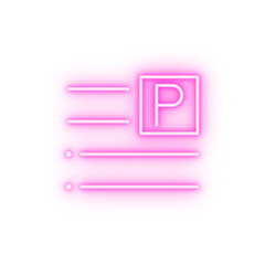 align inline right text neon icon