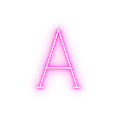 font format text neon icon