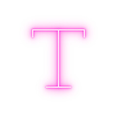 format type text neon icon