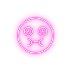 Obraz premium Sick emotions neon icon