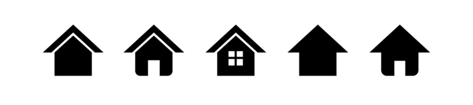 house icon. house, home, property, real estate or residential in flat style - stock vector	