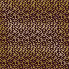 Seamless golden ornament. Modern background. Geometric modern golden wavy pattern