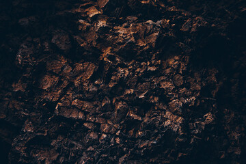 Brown texture. Stone background. Rock texture. Grunge Rough structure. Abstract texture. Rock surface with cracks. Rock pile. Paint spots wall. Wall marble.