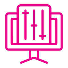 song lyrics gradient icon