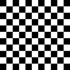 Black and white checkered background. Chess pattern. Vector illustration