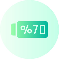 Battery Status gradient icon