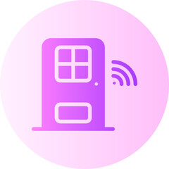 door gradient icon