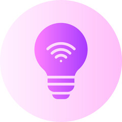 light bulb gradient icon