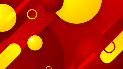 Abstract modern orange yellow white background gradient color. Yellow and orange gradient with square lines hexagon circle halftone pattern curve wave decoration.