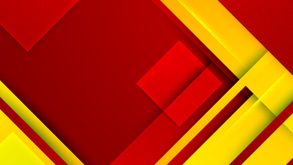 Fototapeta na wymiar abstract red orange polygonal vector background
