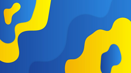 Blue yellow abstract background