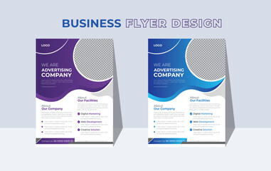 Advertise, publication, Brochure design, cover modern layout,  annual report, poster, corporate business flyer template with blue Organic shapes,  a4 size flyer, marketing, business proposal, promotio