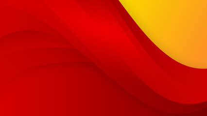 Abstract red orange yellow geometric shapes vector technology background, for design brochure, website, flyer. Geometric geometric shapes wallpaper for poster, certificate, presentation, landing page