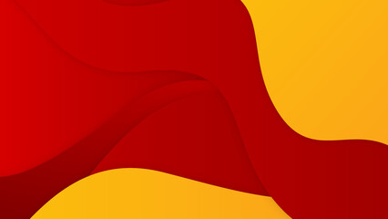 Abstract red and yellow orange background with modern trendy fresh color for presentation design, flyer, social media cover, web banner, tech banner