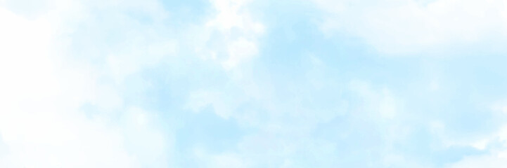 Soft clouds. Beautiful sky background. Blue sky with white clouds. Clear day and good weather.