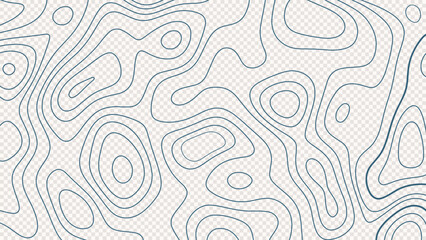 Contour Line Poster Shading Vector Art Transparent Background