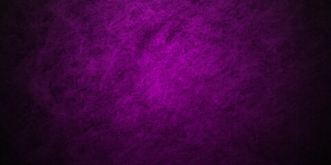 Dark black and purple stone grunge concrete cement blackboard chalkboard wall floor texture. Black and purple anthracite dark grunge old texture panorama backdrop background.
