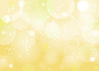 キラキラ　背景　イエロー