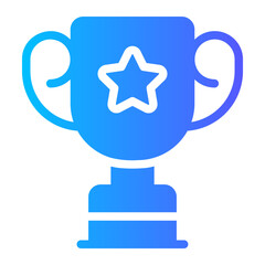 trophy gradient icon