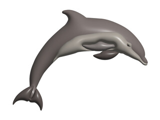 Dolphins in transparent wallpaper format.