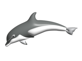 Dolphins in transparent wallpaper format.