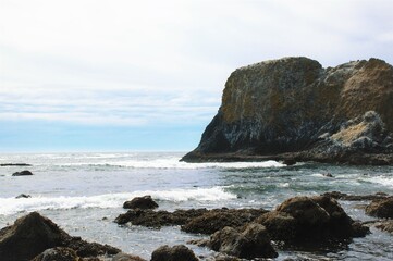 Fototapeta na wymiar Oregon Coast Rocks