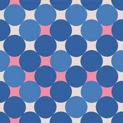 Seamless Pattern Geometric Composition Texture Graphic Vector Design