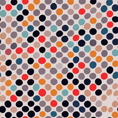 Seamless Pattern Geometric Composition Texture Graphic Vector Design