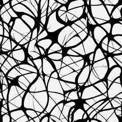 Seamless Pattern Geometric Composition Texture Graphic Vector Design