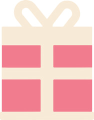 Fototapeta premium Pink Gift Box Illustration