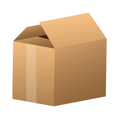 box with isolated templates PNG