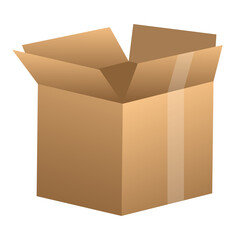 box with isolated templates PNG