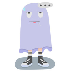 Bored flat icon,linear,outline,graphic,illustration